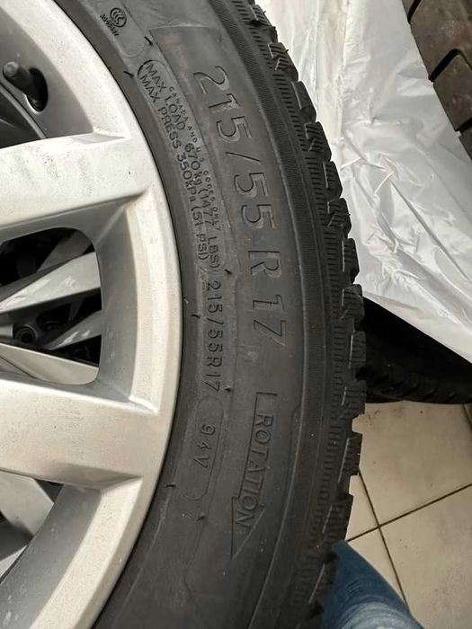 Roti NOI R17 PASSAT B8,Audi Q2,A3,A4,Golf,Troc,Octavia 215 55r17 IARNA