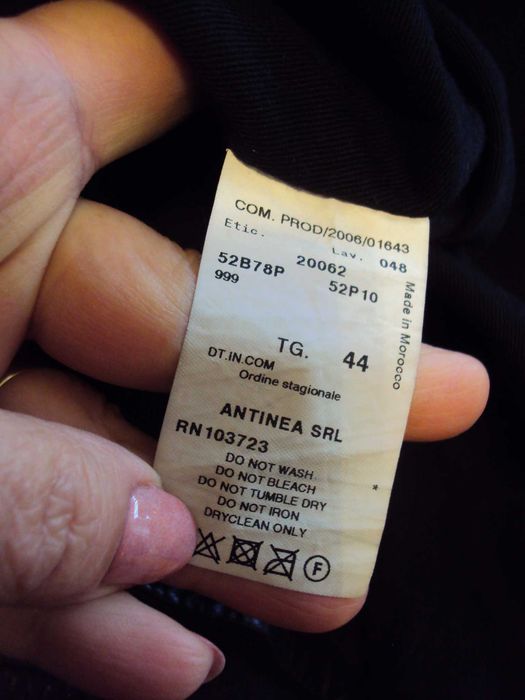 Дамско яке кожено EMPORIO ARMANI