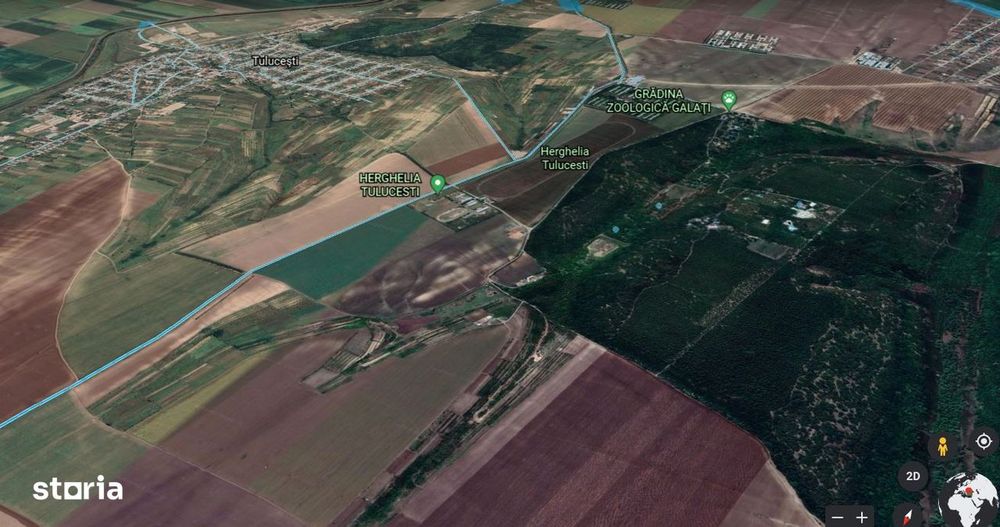 Vand teren agricol Tulucesti