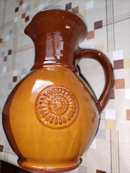 Кафява кана в отлично състояние, 17/23 см, 15,00 лв.