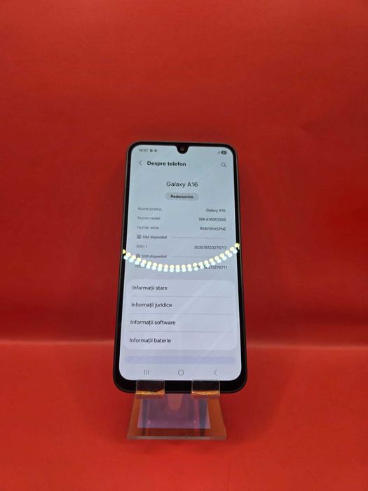 Samsung A16, MEM 128GB, RAM 4GB, Amanet Doamna Ghica, Cod: 99514