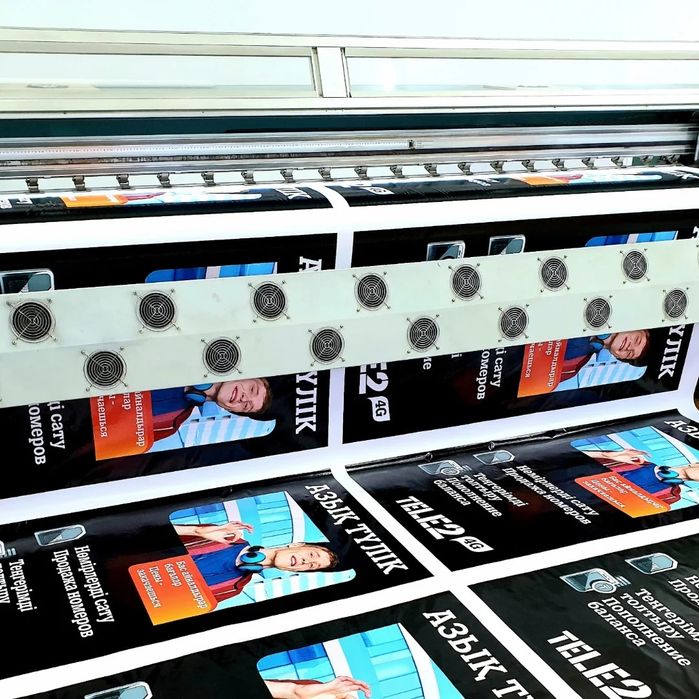 Печать на Баннере Виниле Холсте Сетке