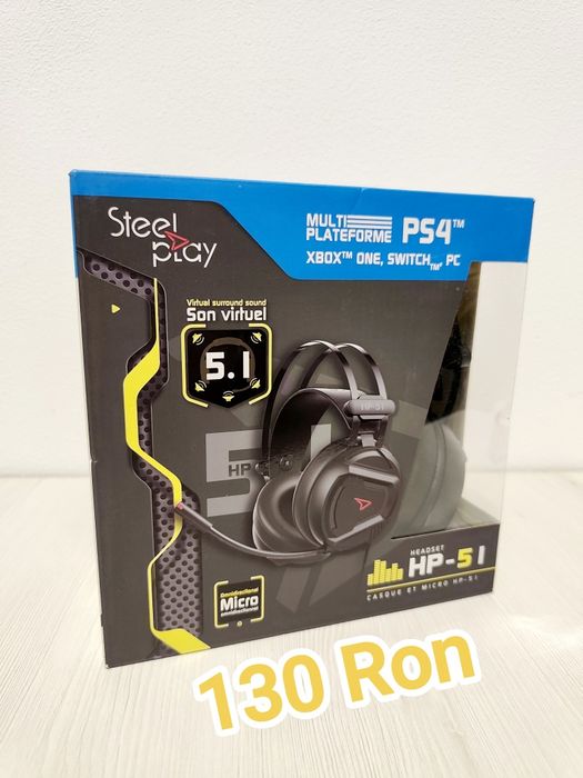 Căști Gaming bluetooth, wireless, PS4, switch, PC