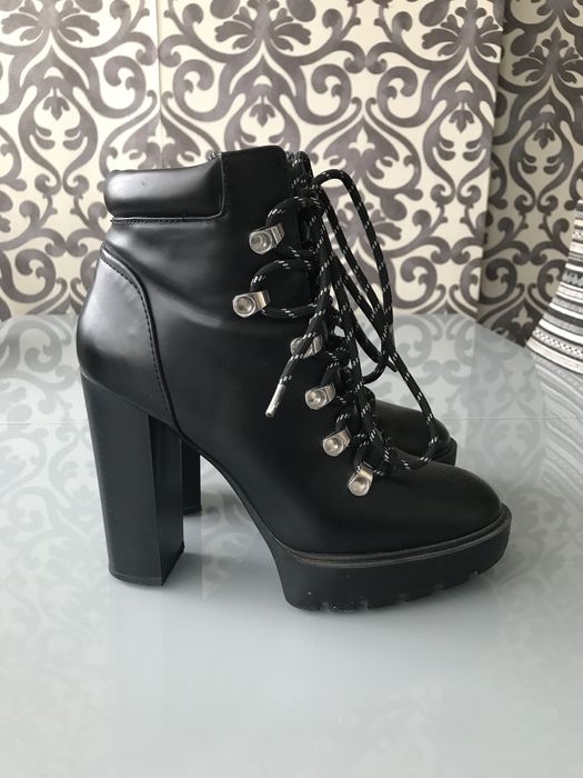 Ботильоны Zara на устойчивом каблуке