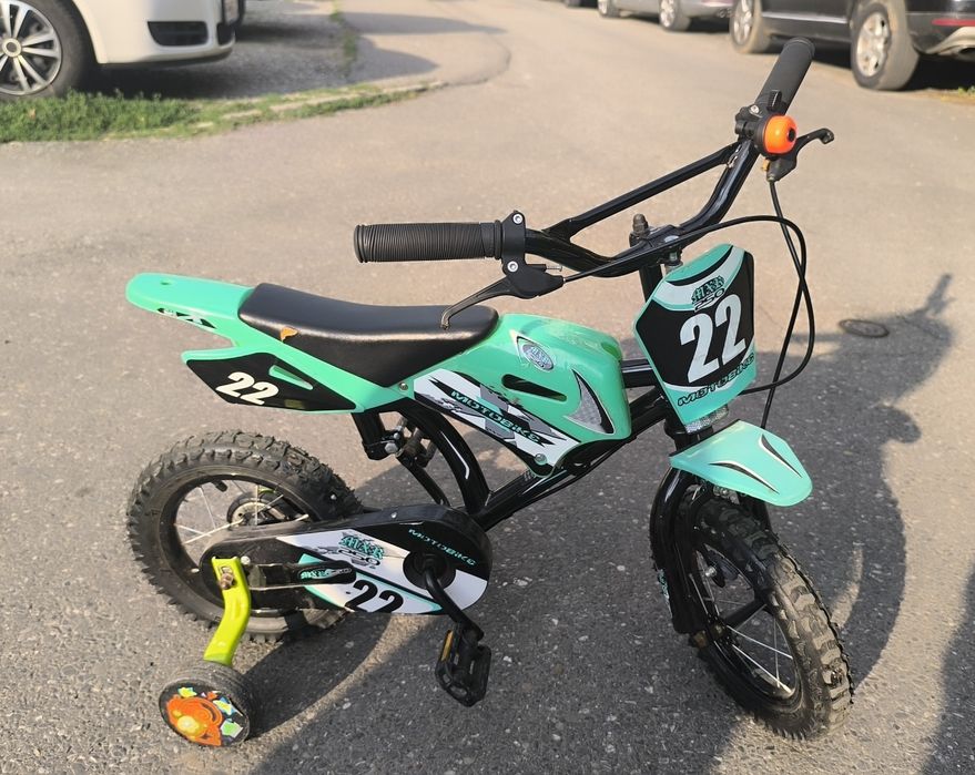 Bicicleta Volare Motobike de 12 inchi