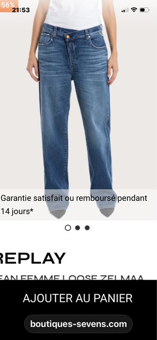 Дамски дънки Replay Zelma