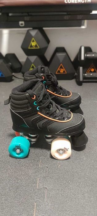 Role Quad Oxelo 100 Negru - Stare Impecabilă - Nr. 30