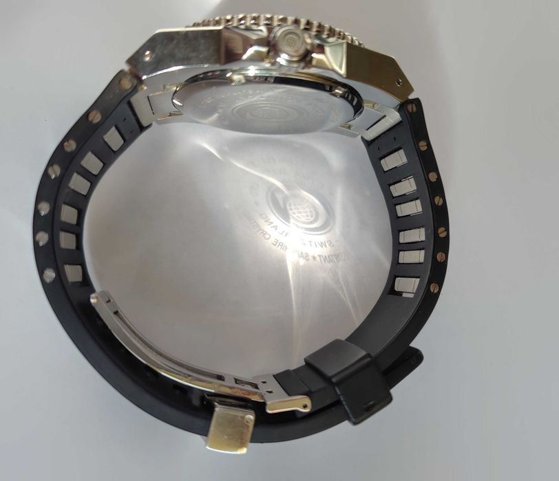 Швейцарски Cyma Ice Aquamare Star Professional Diver, 200m сапфир 43mm