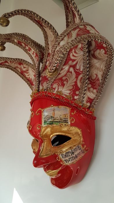 Masca venetiana originala Venetia Italia unicat lucrat manual