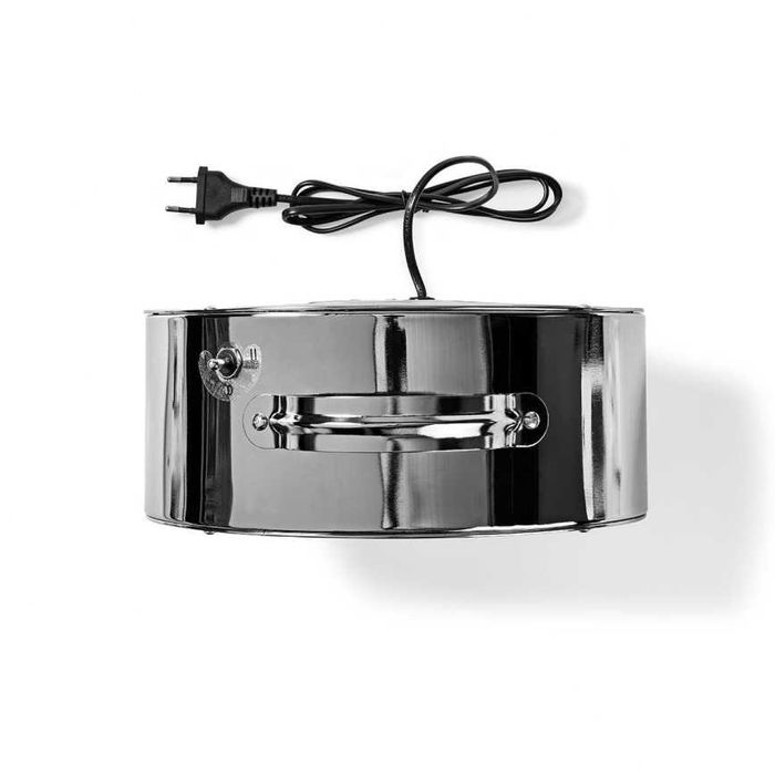 NEDIS Ventilator Retro de birou 250 mm 20W 2 viteze Metalic Crom 230V