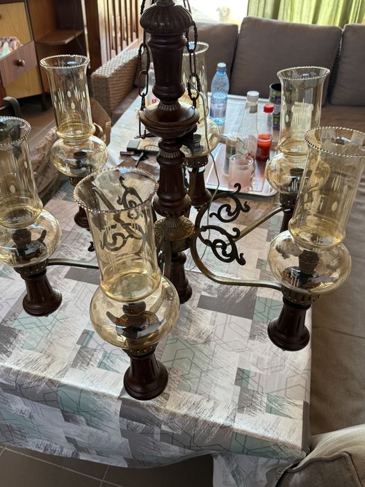 Lampadar vintage sticla murano