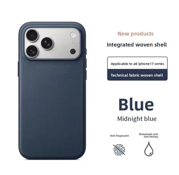 2 бр. кейса за iPhone 17 Pro с MagSafe – син и черен, чисто нови – 6€ / бр.