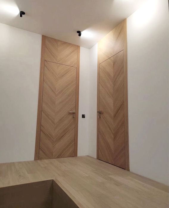 Двери на заказ! Скрытые двери!Крашеный!