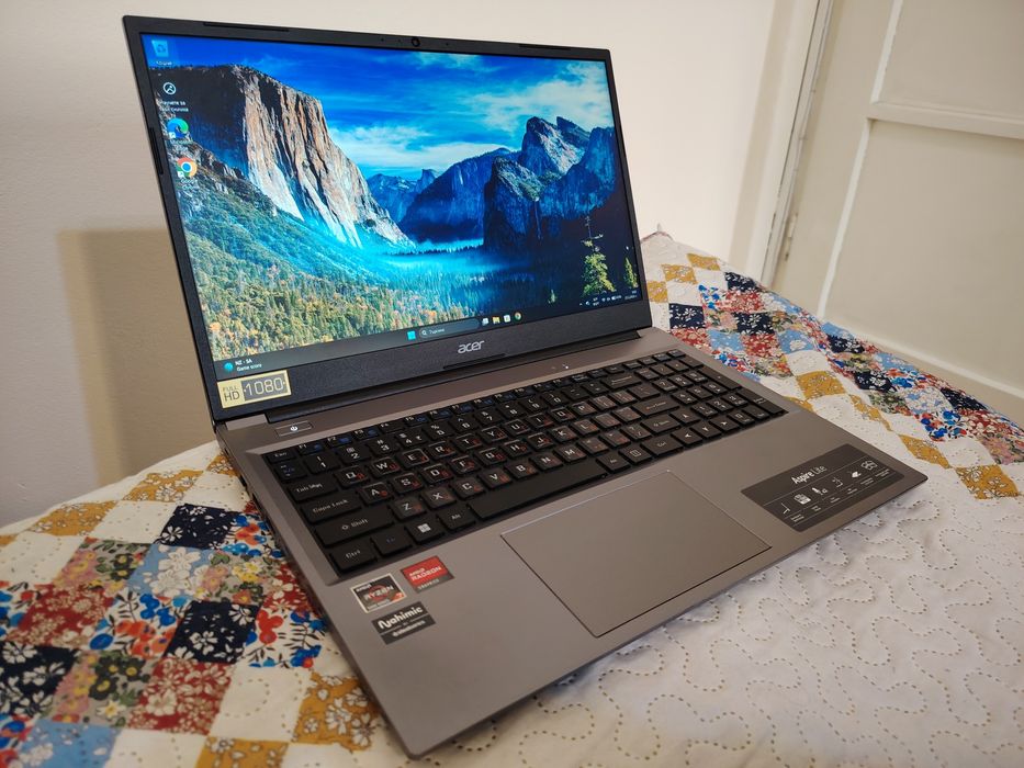 Лаптоп ACER Aspire Lite 15 AMD Ryzen 7 5700U до 4.3GHz, 16GB SSD 512GB
