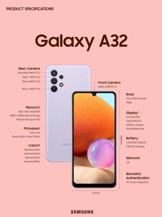 Продам шикарный самсунг а 32!!