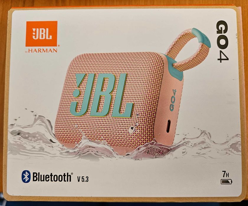 Портативна колонка JBL - Go 4, розова