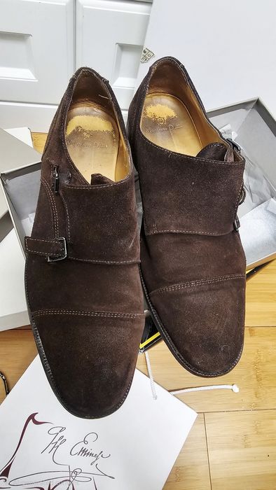 Mocasini piele intoarsa Massimo Dutti