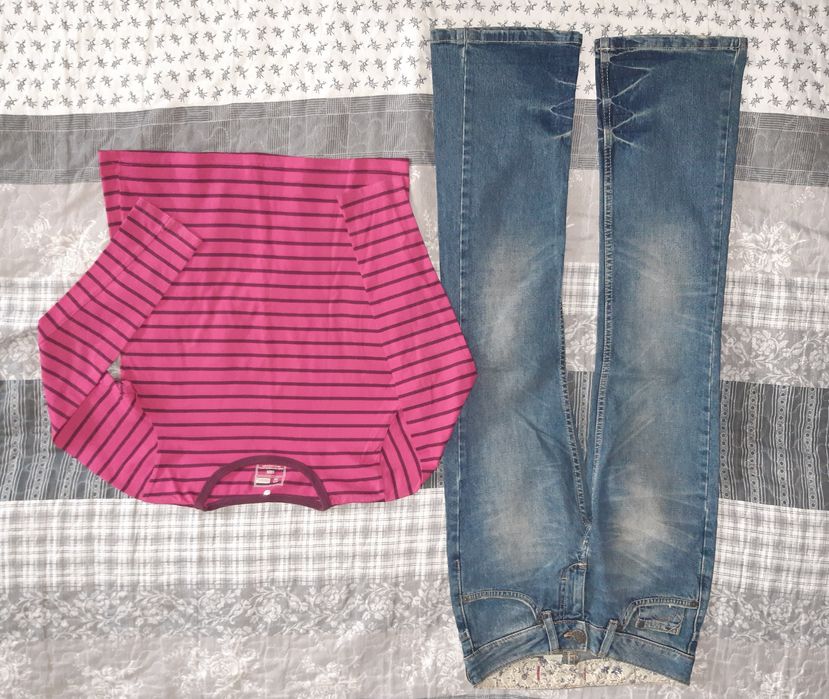 Анцунг+блузка ръст 122-128см.