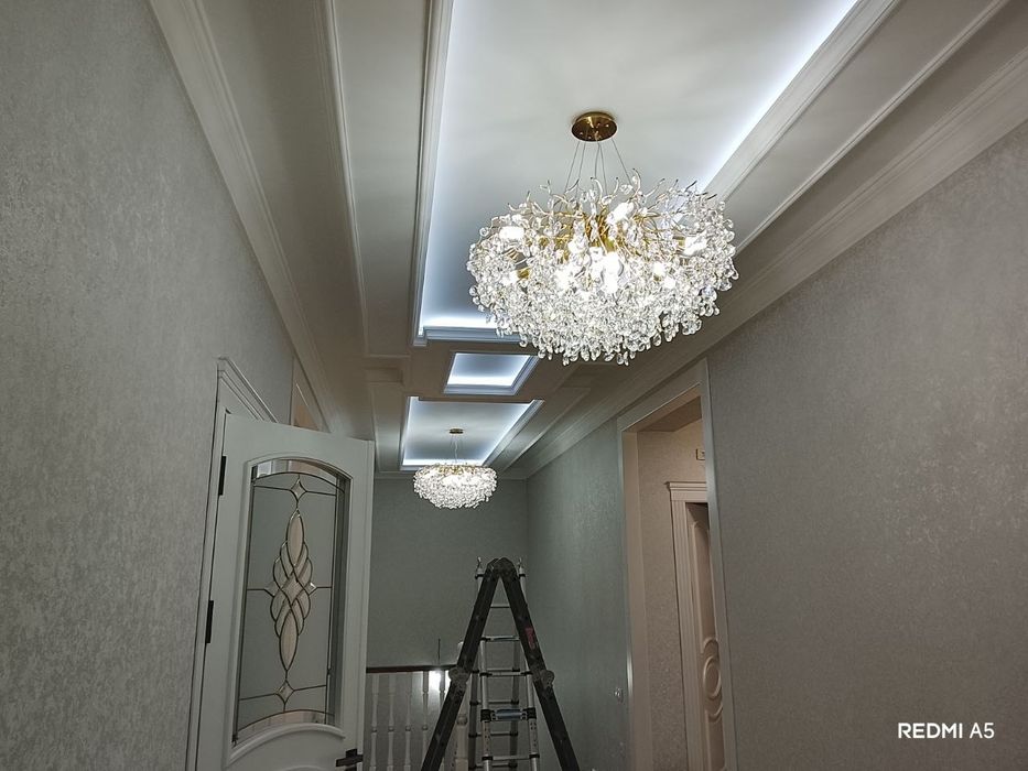 Люстра Установка Електрик