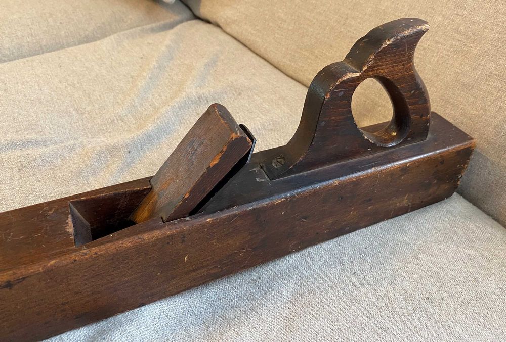 Rindea lemn Goldenberg Acier fondu din sec 18 originala colectie