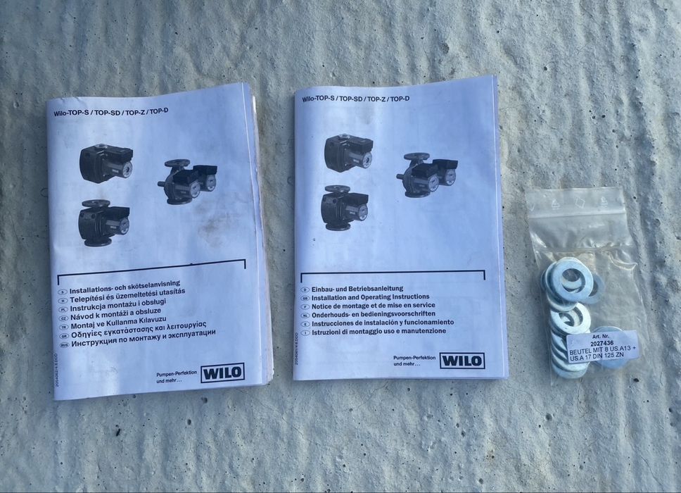 Нова! Циркулационна помпа Wilo TOP- S40/7 - монофазна