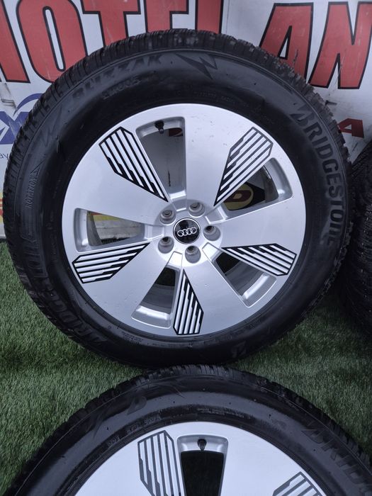 Jante R 19 5x112 cu 255 55 19 Bridgestone 2025, Audi E-tron, Q8, Touareg, impecabile
