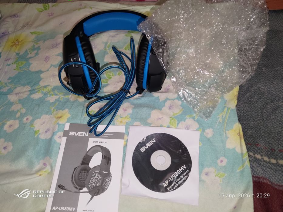 Продам наушники sven