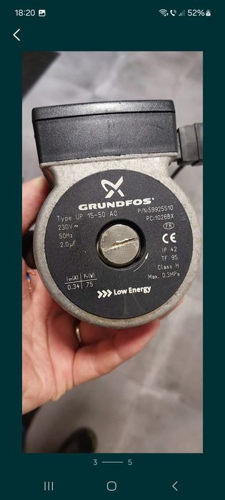 Pompa recirculare Grundfos