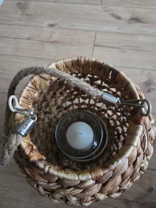 Декоративен плетен фенер