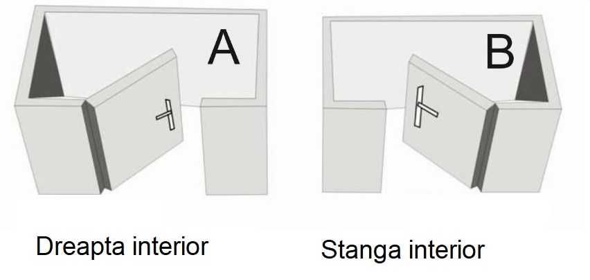 Usa, usi interior Filomuro, toc ascuns, invizibil, 60/70/80x207cm