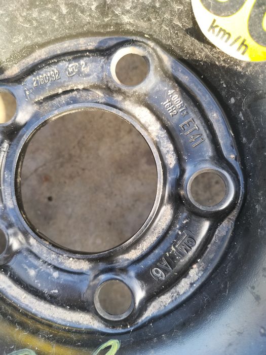 Резервна гума - патерица 16 цола 5x110 Opel Astra H / Опел Астра