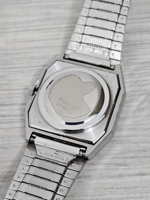 Ceas Favre Leuba Geneve Tank Quartz 1980 Vintage de colectie Rar