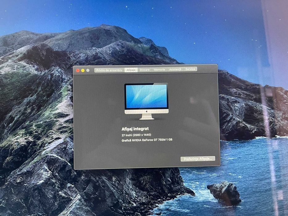 All-in-One Apple iMac 27" QHD (Late 2013), Core i5-4570, 8GB RAM, HDD 1TB, GeForce GT 755M 1GB