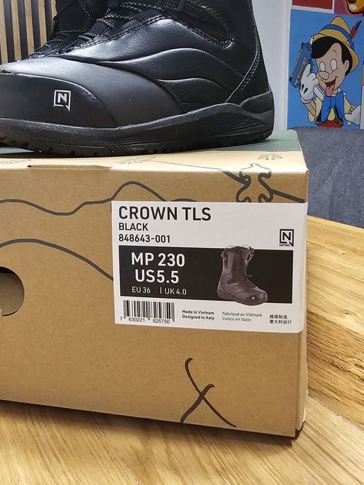 Boots Snowboard NITRO Crown TLS BLACK 36