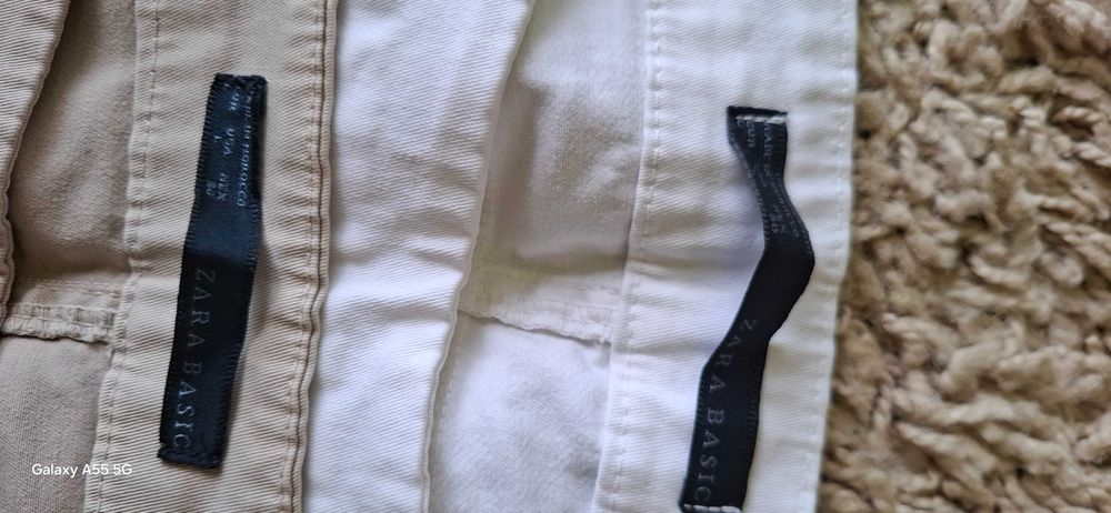 Lot 2 pantaloni capri, Zara, M