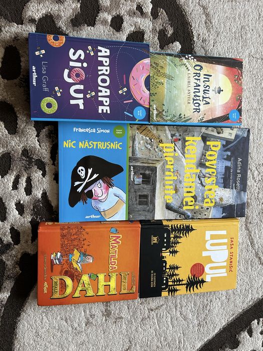 Carti lectura scolara copii 8-12 ani Arthur