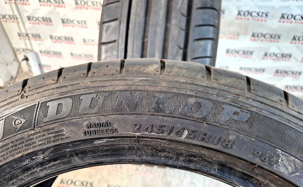 Anvelope second hand vara 245 45 18 Dunlop