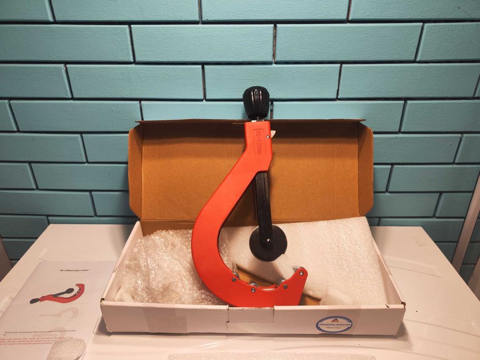 BAOSHISHAN ножица за PVC тръби 50–120 мм за твърди пластмаси