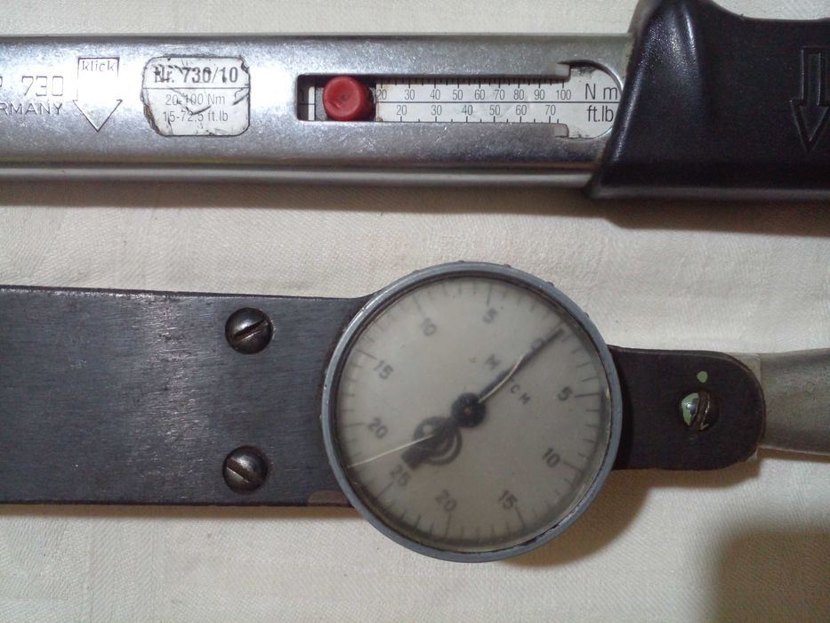 динамометрический ключ микрометр наковальня