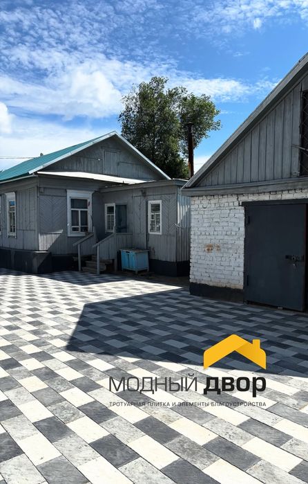 Современная брусчатка для двора и парковки | Астана