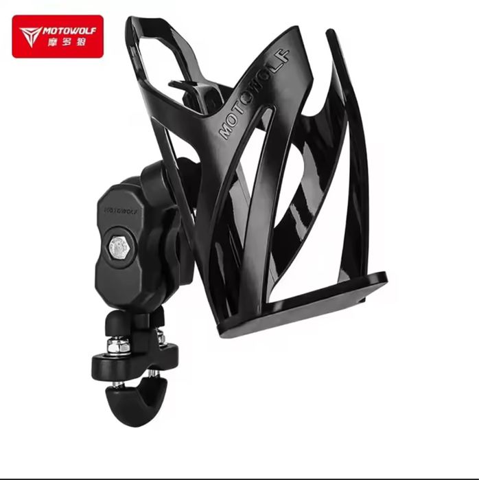 Suport pahar sticla MOTO WOLF scuter atv prindere pe ghidon crash bar