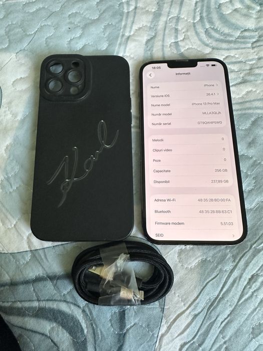 Iphone 13 pro max 256g/baterie 92%