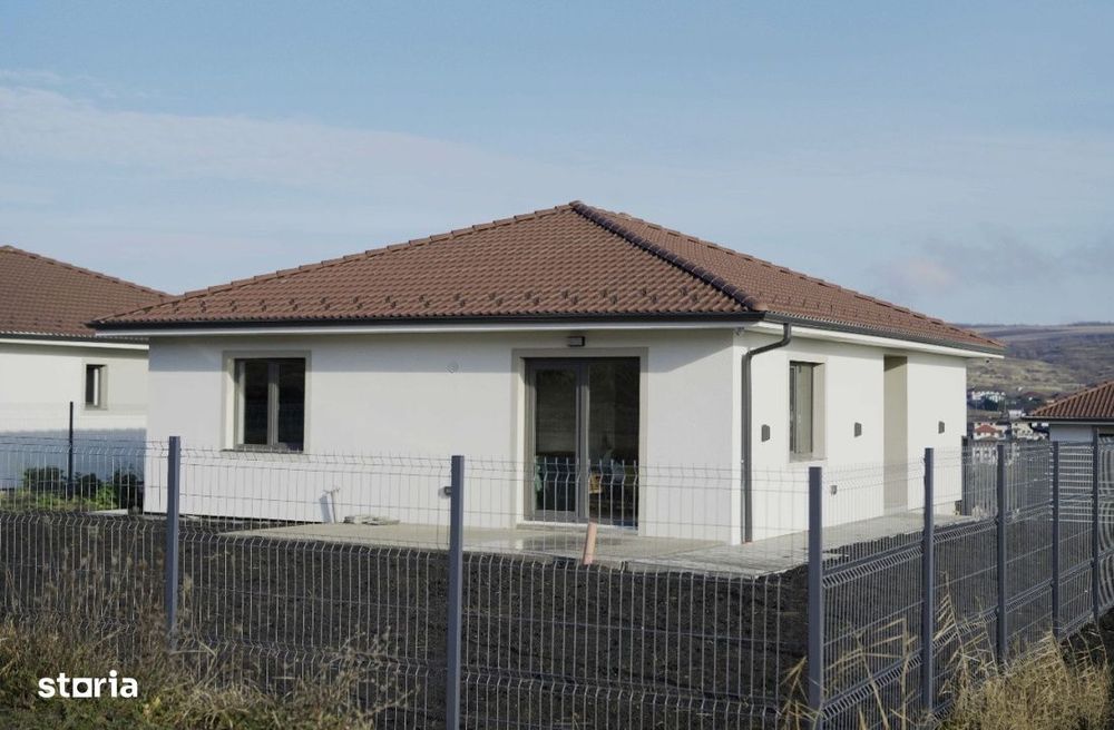 Casa individuala NZEB 4 CAM 142.64 mp teren 514 mp Chinteni