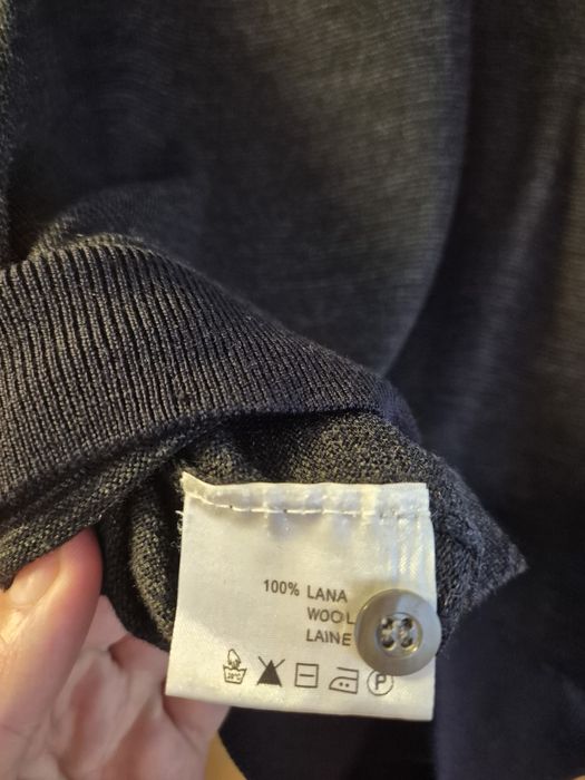Vand pulover/cardigan barbatesc Boggi Milano, lana 100%, marimea S/M