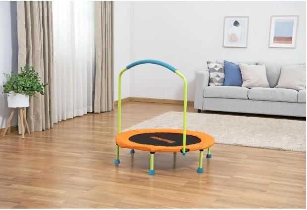 Trambulina copii Bestway Wonderjump  structura de metal cu maner de stabilizare