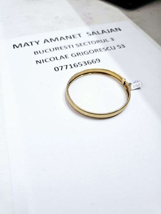 Vand bratara dama din aur 14 k 6.96 g cod 352