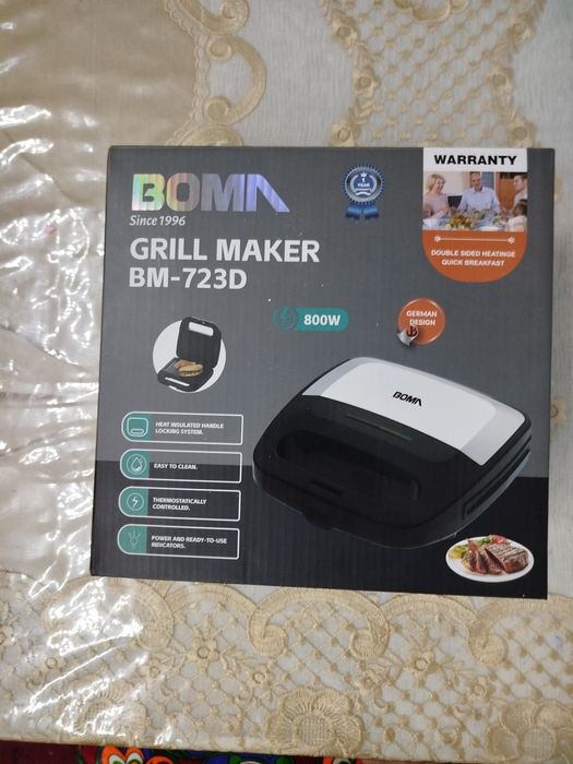 Гриль электрический, вафельница и сенвичница тостер