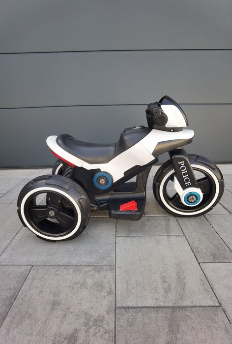 Motocicleta electrica de politie pentru copii