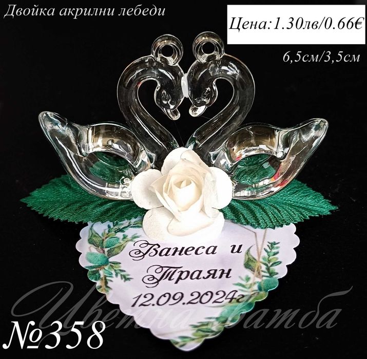 Сватбени подаръци, за гости- сватбени подаръчета, подаръци за сватба