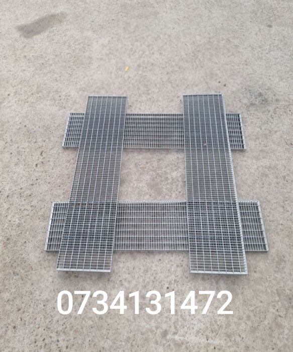 Trepte metalice zincate